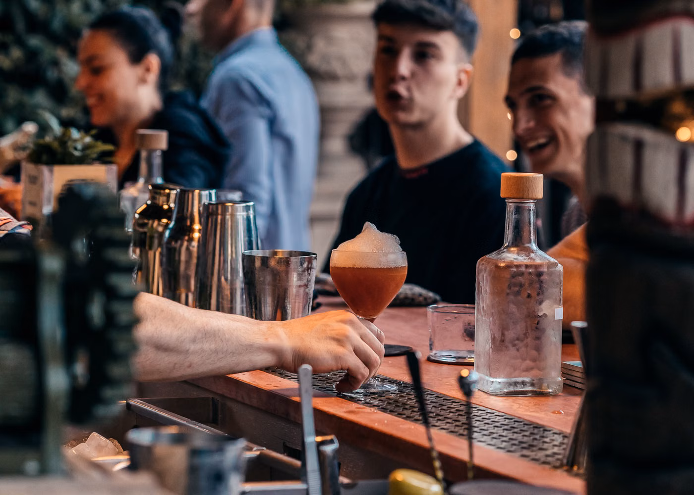 A bar in Gloucester
